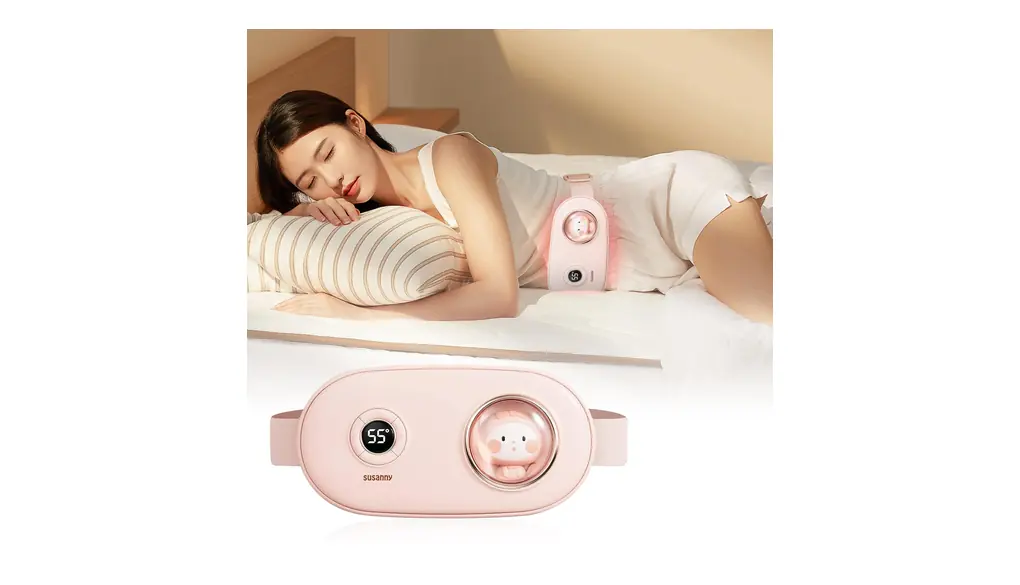 pulino 腰 ホットベルト 温熱ベルト 腹部 5種類調節 3段階ヒーター 暖房用品 子/宮ホットベルト 電熱式 USB充電式 寒さ対策 携帯便利 自宅用 職場用 誕生日 プレゼント 女性 日本語取扱説明書付き