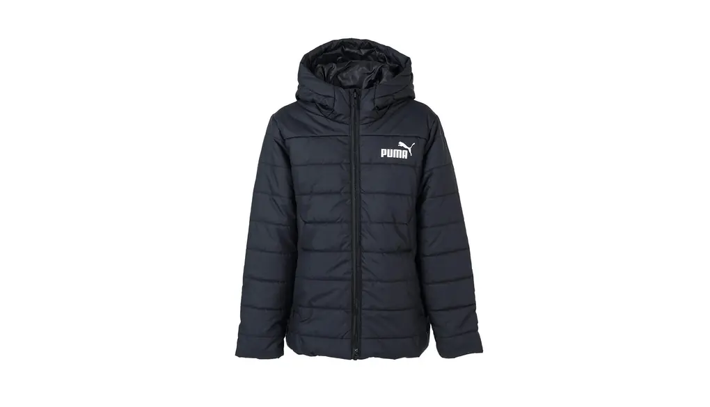 プーマ(PUMA) ESS フーデッド パデッドジャケット 67241801 BLK (ブラック/L/Men's)