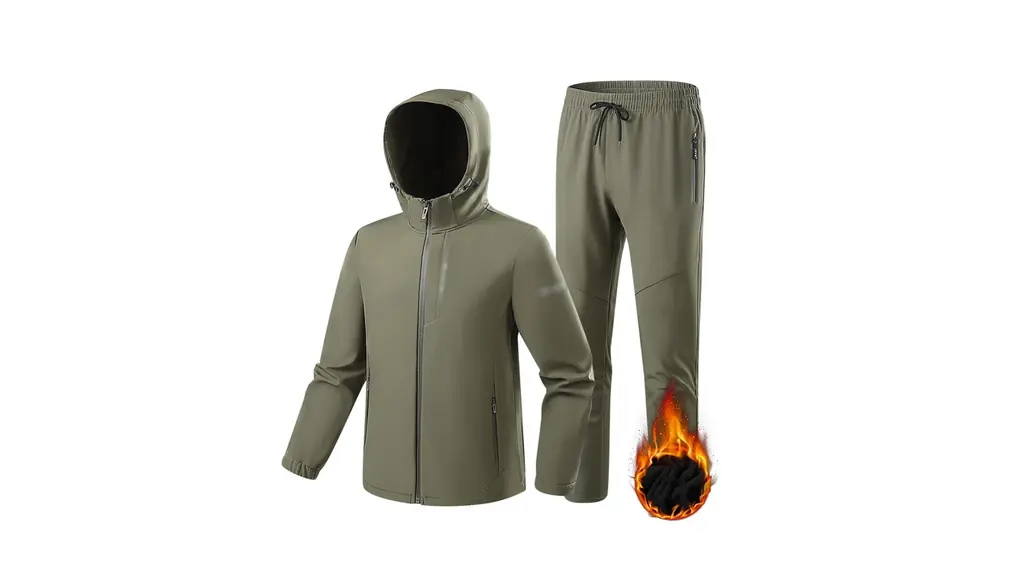 メンズ スキー ジャケットとパンツのセット、 メンズマウンテン防風防水冬アウトドアスキースーツセット、 防風性と耐摩耗性に 登山服セット、 スノースポーツ用 (Color : B dark green, Size : 3XL)