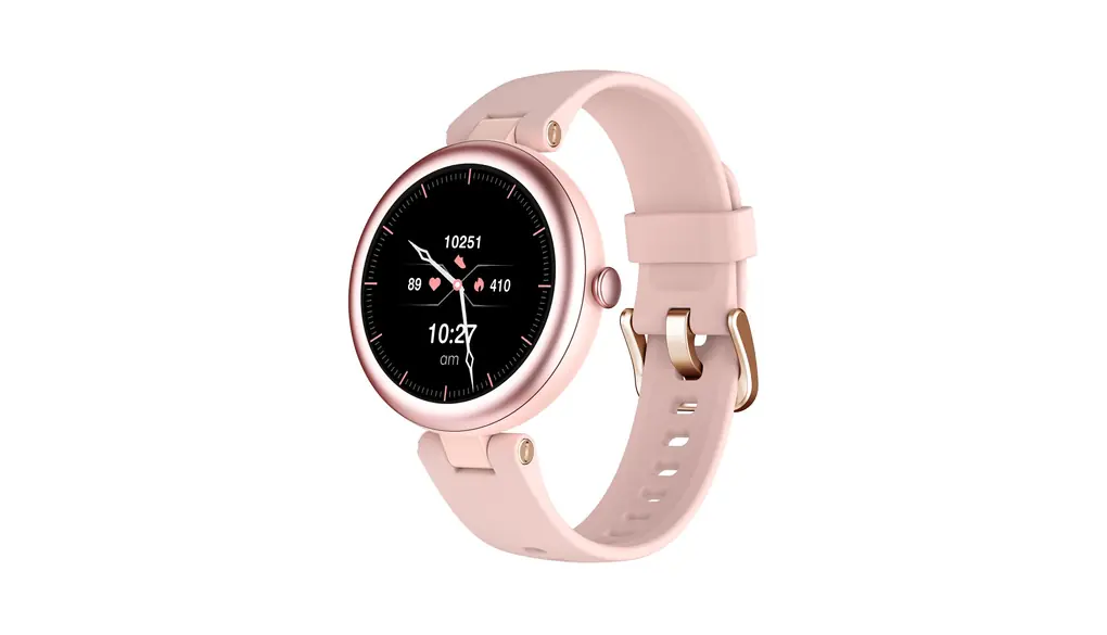 SHANG WING スマートウォッチ レディース iphone アンドロイド対応 レディース 丸型 腕時計 歩数計 活動量計 Smart Watch Women 1.09インチ高精細画面 生理周期管理 文字盤自由設定 技適認証済み Lynn