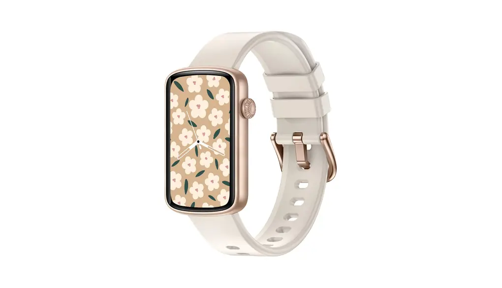 SHANG WING スマートウォッチ レディース iphone対応 アンドロイド対応 リストバンド型 腕時計 Smart Watch 着信通知 女子生理サイクル記録 多種類運動モード 天気予報 IP68防水 文字盤自由設定 誕生日 クリストマス 新年 ギフト 日本語説明書付き Lynn2 星空ゴールド