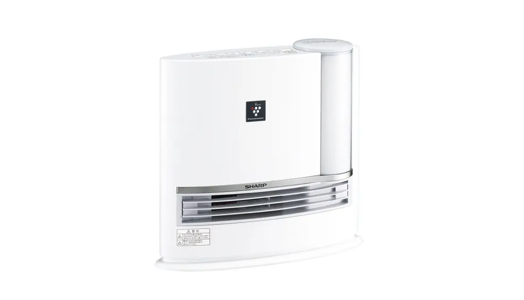 シャープ プラズマクラスター搭載 加湿セラミックファンヒーター ホワイト HX-G120-W