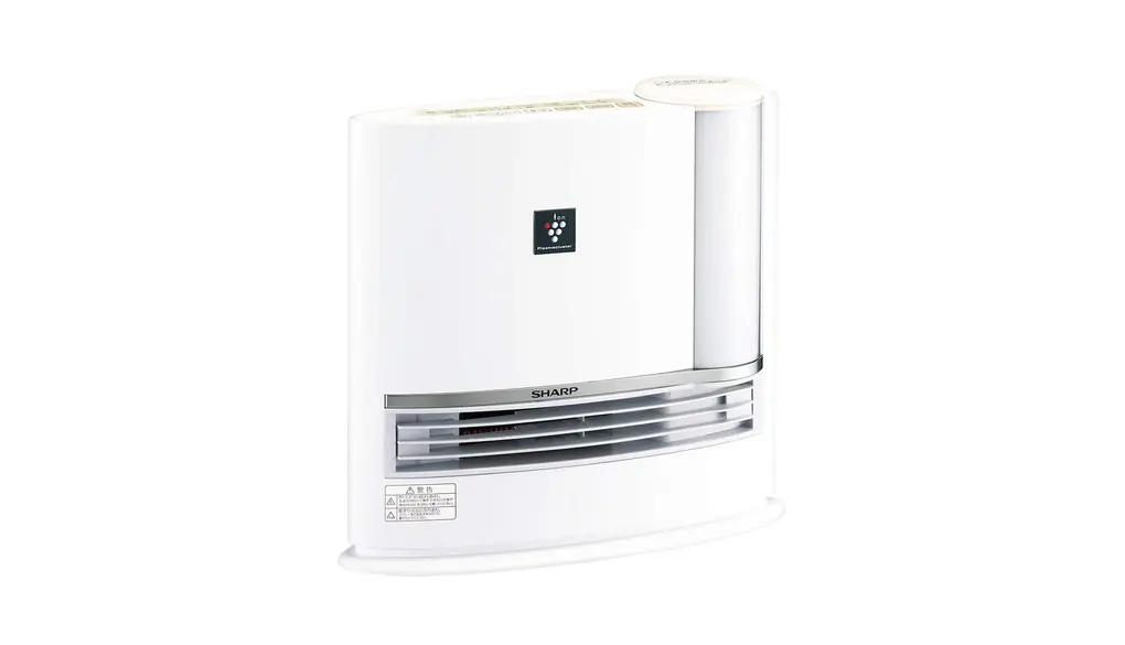 シャープ プラズマクラスター搭載 加湿機能付 セラミックファンヒーター ホワイト HX-H120-W