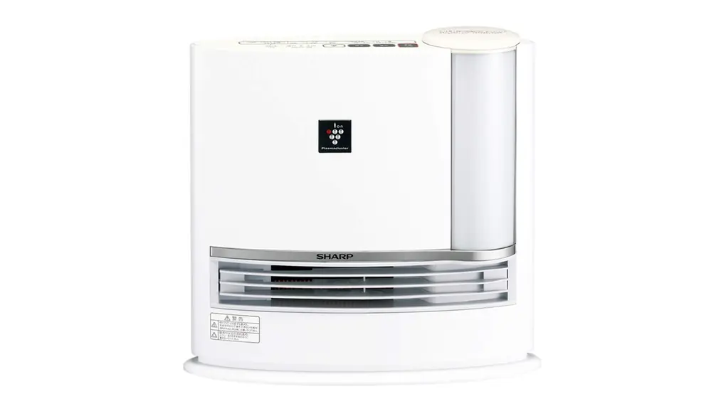 シャープ プラズマクラスター塔載 加湿セラミックファンヒーター ホワイト HX-J120-W 6 畳