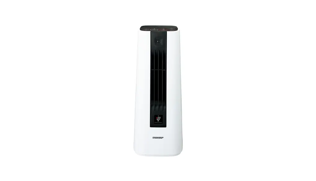 シャープ セラミックヒーター HX-SS1-W 人感センサー パワフル暖房 1200W プラズマクラスター コンパクト 暖房機 日本製