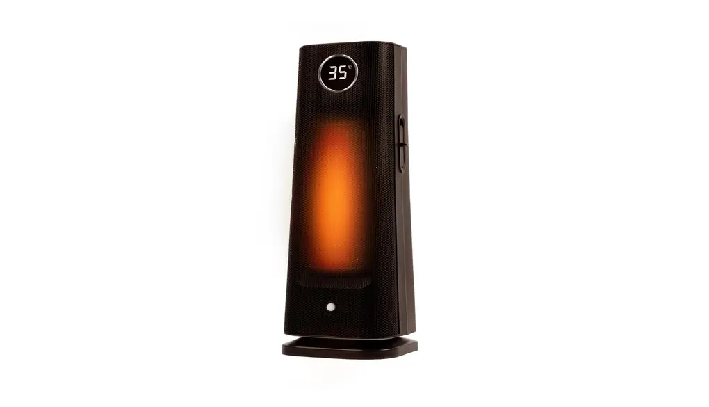 【サインキングダム】ヒーター セラミックヒーター 1200W 速暖 暖房 送風 4段階切替 人感センサー スリム 過熱保護 転倒オフ 足元暖房 リモコン付き タイマー付き LEDライト付き おしゃれ コンパクト 静音 省エネ xr-ch05-bk