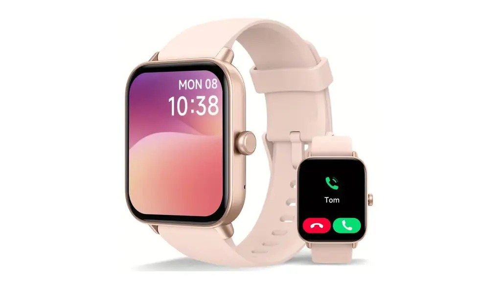 スマートウォッチ【2025改良型】iPhone対応&アンドロイド対応 SMS/Lineメッセージ着信通知 Bluetooth5.3通話機能 1.8インチ大画面 音楽再生 活動量計 多機能スマートウォッチ 100種類運動モード IP68防水 腕時計Smart Watch 電卓機能 天気予報 レディース メンズ DIY/100+種文字盤 スポーツウォッチ