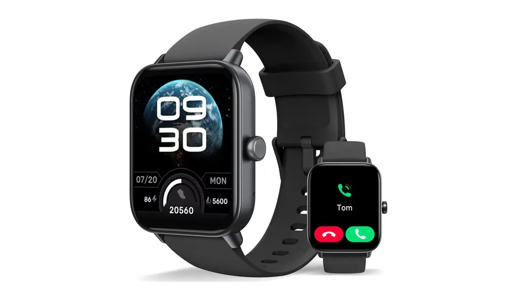 【通話機能＆Alexa対応】スマートウォッチ 1.8インチ大画面 Bluetooth5.3 レディース メンズ Line/Twitter/Eメール/着信通知 メッセージ通知 睡眠管理 心拍数モニタリング 天気予報 音楽コントロール 100+スポーツモード 歩数計 消費カロリー計算 100+文字盤 IP68防水 目覚まし時計 iPhone＆Android対応