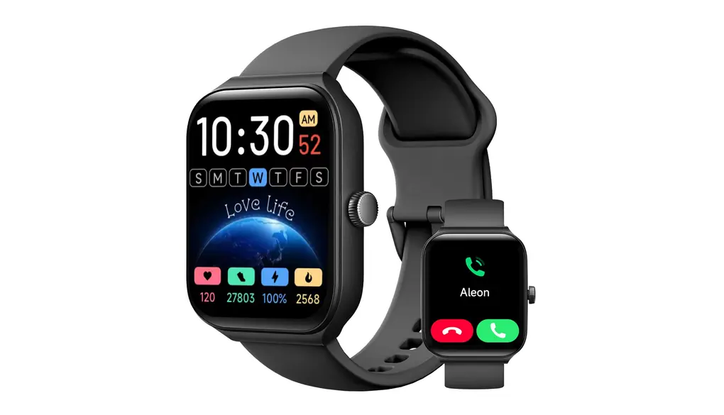 スマートウォッチ Bluetooth通話機能 1.95インチ大画面 Lineメッセージ着信通知 音楽再生 多機能スマートウォッチ アンドロイド/iPhone対応 100+種類運動モード 防水 天気予報 スポーツウォッチ レディース/メンズ Smart Watch 100+類文字盤 アラーム