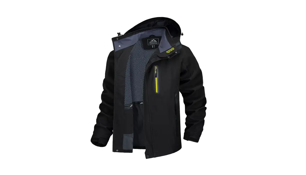 [TACVASEN] アウトドア アノラック メンズ 登山ジャケット 裏メッシュ 春秋 クライミングジャケット 撥水加工 登山服 防風 アウター フード着脱可能