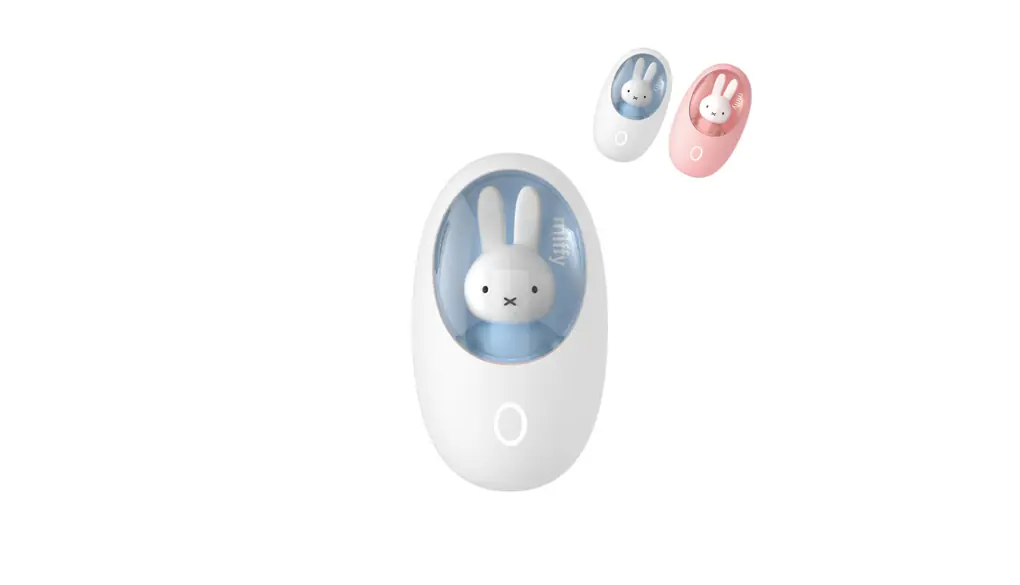 [ブルー] ミッフィー miffy 充電式カイロ かわいいハンドウォーマー USB充電式 2段階温度調節 防寒グッズ (ブルー)