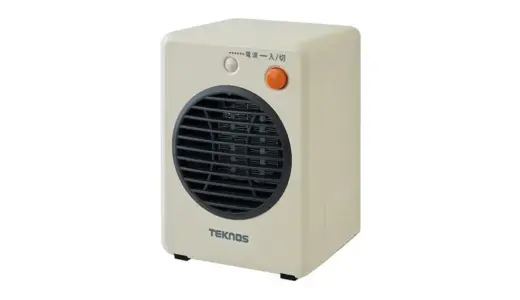 【足元専用ヒーターの最適解】TEKNOS ミニセラミックファンヒーター TS-301｜わずか300Wで驚くほど暖かい、省エネ設計の小さな巨人