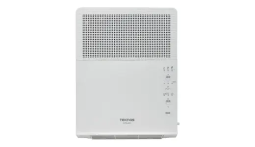 【壁からふわっと即暖】TEKNOS 壁掛セラミックファンヒーター WTS-801｜寒い朝を変える“省スペースの救世主”