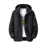 【Tenflow 大きいサイズ ジャケット】春秋の風を味方にする防風ブルゾン｜3XL〜10XL対応でアウトドアも街も快適に