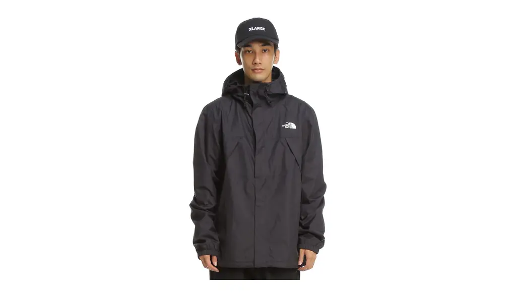 (ザ ノースフェイス) THE NORTH FACE ロゴプリント フルジップ マウンテンパーカー DRYVENT ANTORA JACKET ブラック/M [並行輸入品]