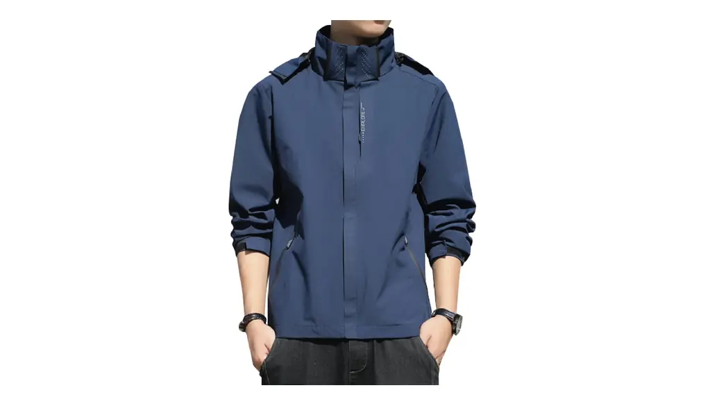 [three Joy] 【雨の日にも 撥水ウィンドブレーカー】 アウトドアジャケット マウンテンパーカー ファスナー 裏メッシュ 着脱フード 男女サイズ M～2XL