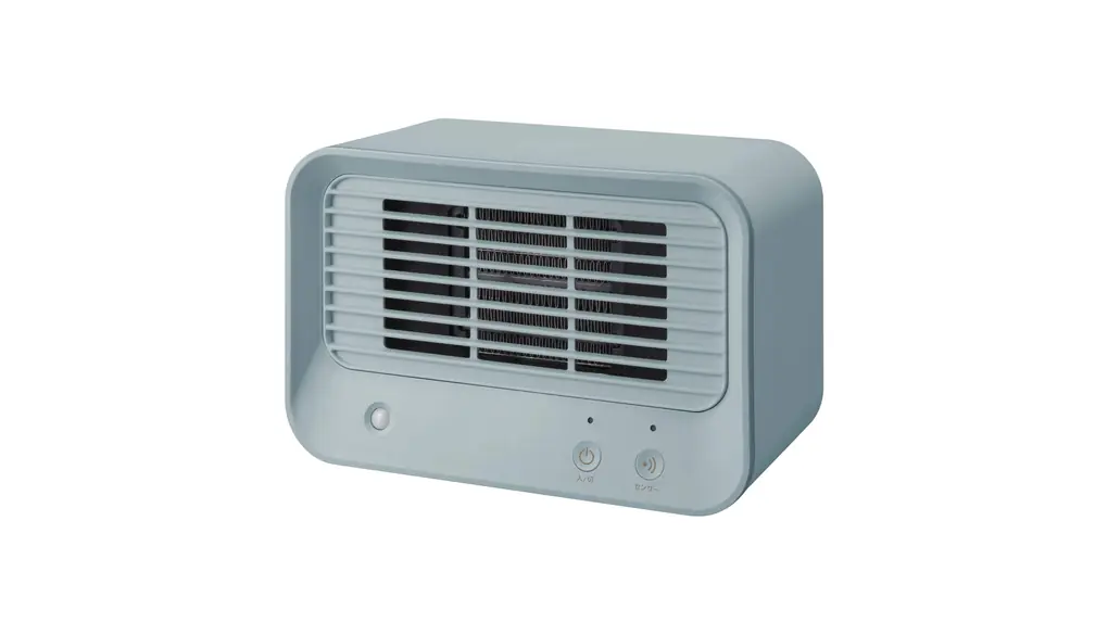 スリーアップ 人感センサー付 600W 暖房器具 ミニ セラミックヒーター ブルー CH-T2232BL