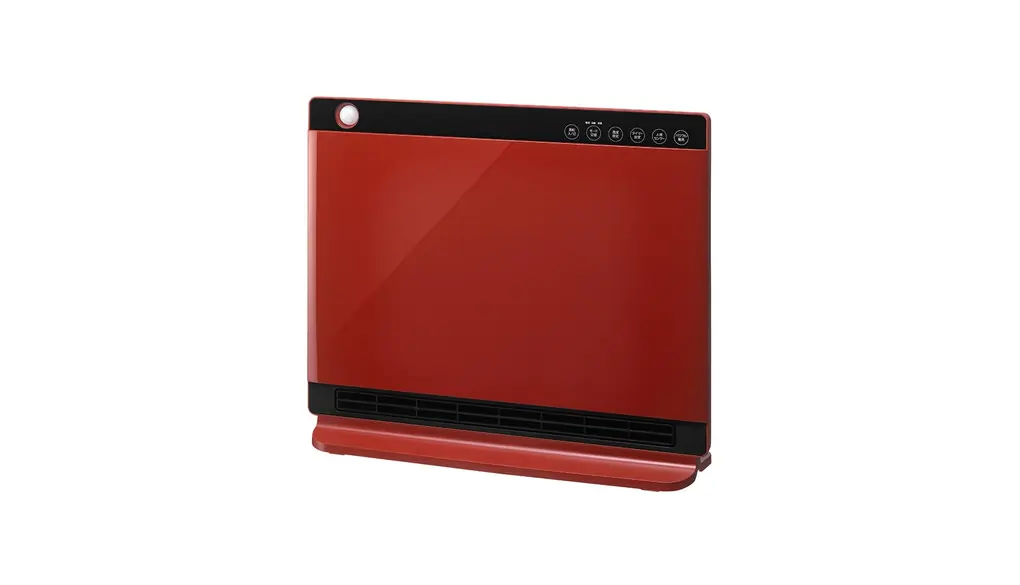 スリーアップ 人感/室温センサー付 1200W パワフル暖房器具 大風量 パネルセラミックヒーター ヒートワイドスリム レッド CH-S2236RD