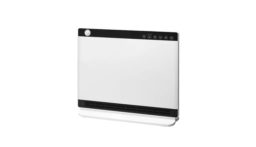 スリーアップ 節電/室温センサー付 大風量 パネルセラミックヒーター ヒートワイドスリム 1200W リモコン付 ホワイト CH-MT2336
