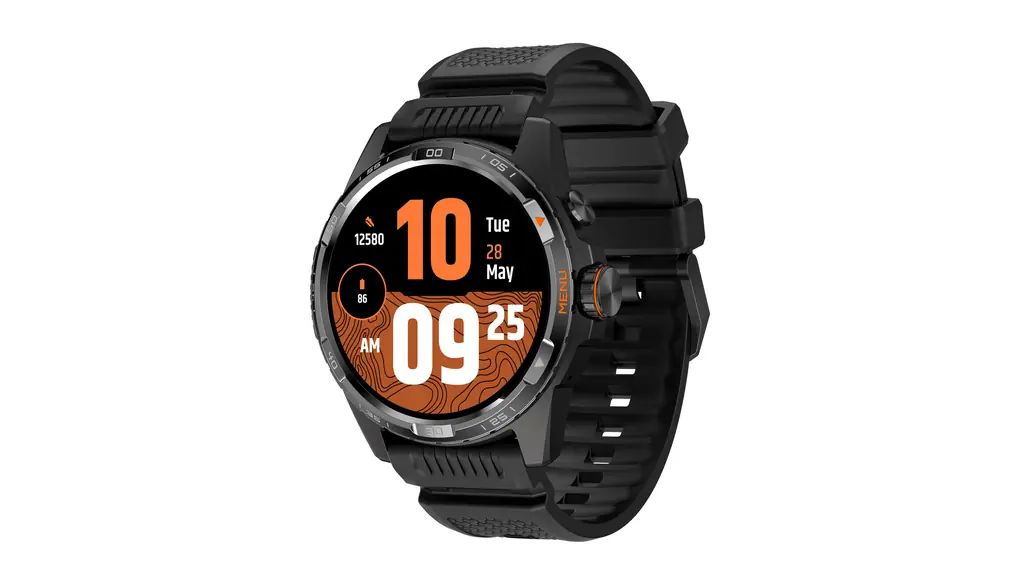 Ticwatch Atlas スマートウォッチ Wear OS by Google Android グーグル対応スマートウォッチ 5ATM防水 腕時計 アウトドア ランニング ロングバッテリー コンパス 気圧計 高度計搭載 ブラック