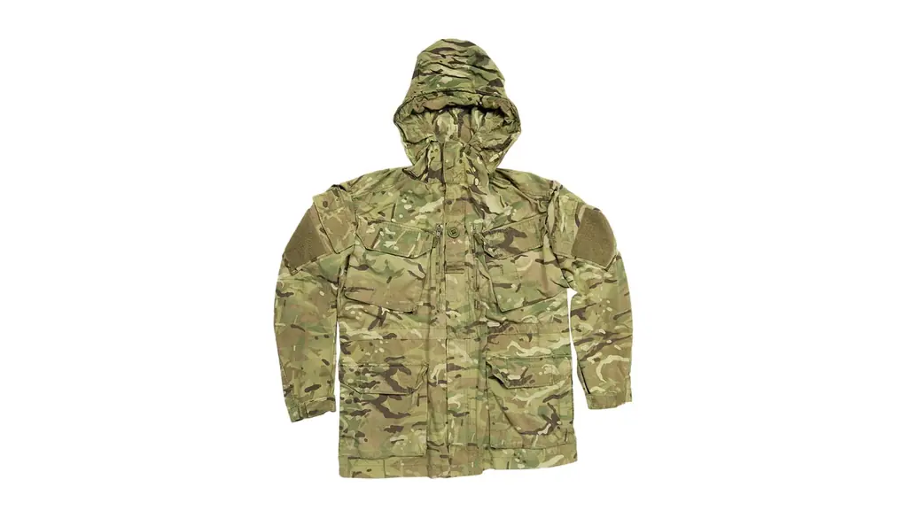 イギリス軍放出品 マウンテンパーカー 裏地メッシュあり MTPカモ 防風 防寒 スモック 170/104 パッチなし