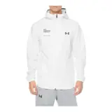 【羽織るだけでスタイルが決まる】UNDER ARMOUR UA Brushed Wvn Back Logo Jkt｜機能美×軽快さが融合した万能アウター