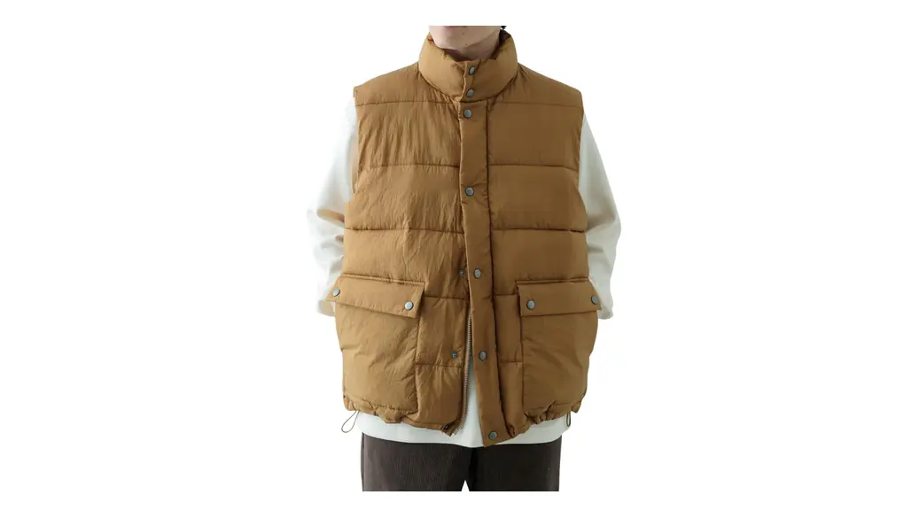 [アーバンリサーチ アイテムズ] ダウンジャケット 発熱機能 パデッドベスト メンズ IT47-17B009