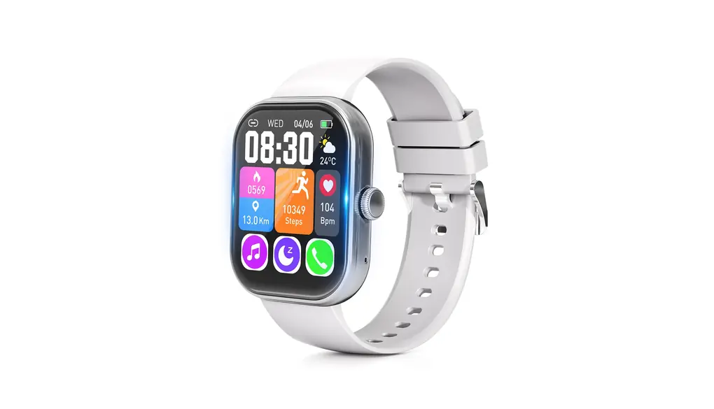 スマートウォッチ【稼働時間突破！1000mAh 保護フィルム付属】 Smart Watch 活動量計 腕時計 iPhone対応 アンドロイド対応 Bluetooth6.0 2.01インチ大画面 通話機能付き メッセージ通知 IP68生活防水 長持ちバッテリー 薄型 軽量 スポーツウォッチ 音楽再生 多機能スマートウォッチ 多種類運動モード 多種類文字盤 プレゼントに最適(シルバー)