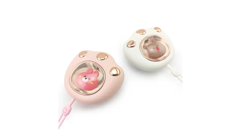 vapology ハンドウォーマー カイロ USB充電式 電気式 猫 肉球 かわいいデザイン 2段階温度調節 Type-C (Pink)