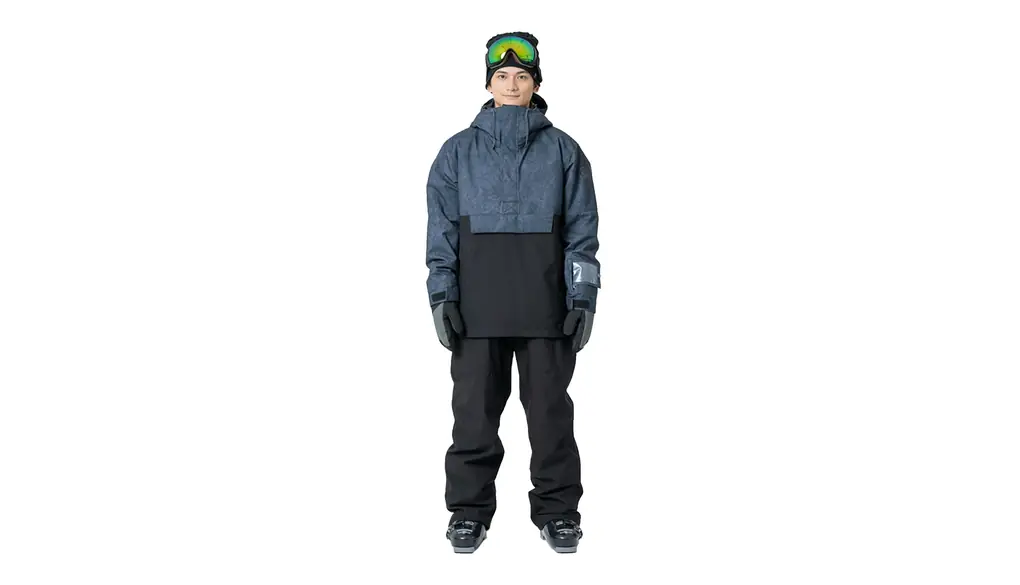 〔ウィンデックス〕 スキーウェア 上下セット メンズ SNOW ST WS-7703 19P/ブラック L