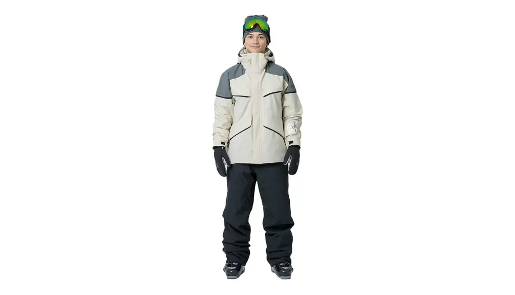 [ウィンデックス] スキーウェア 上下セット メンズ SNOW ST WS-7802 ８０／パウダーベージ Ｌ