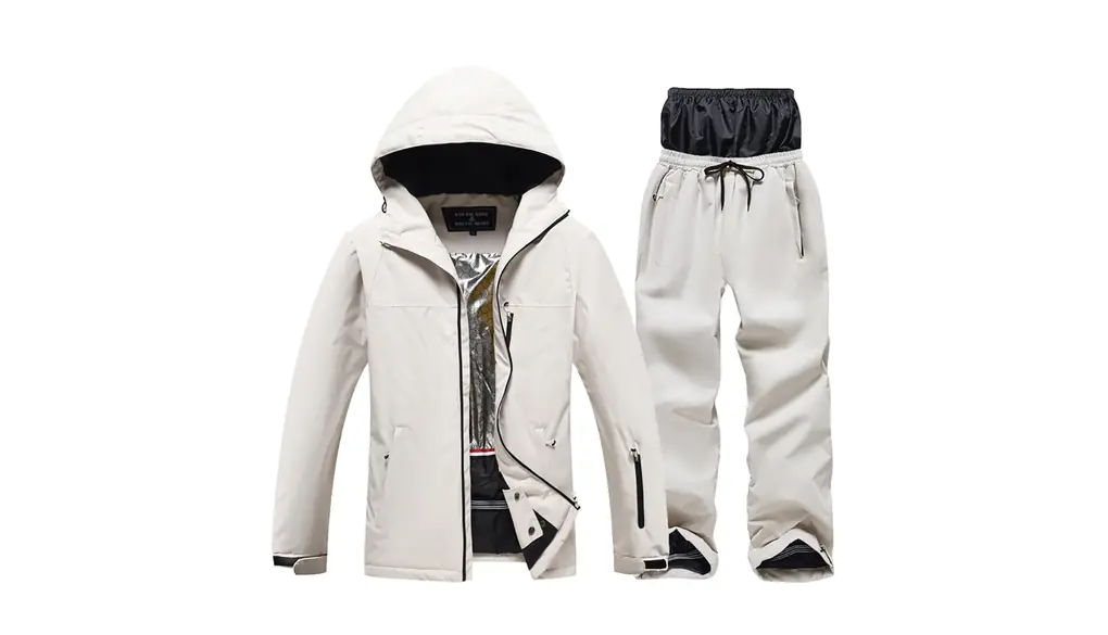 男性と女性用のスキージャケットとパンツセット、冬の屋外ウォームコスチューム、スノーボード用スノーコート