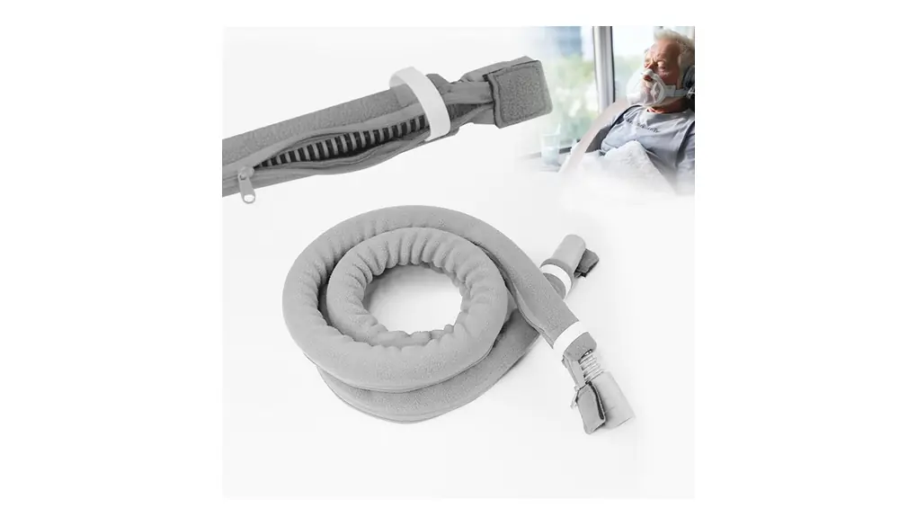 CPAP ホースカバー スリムチューブスリーブ 6フィート ソフトフリース 加熱チューブラップ 睡眠時無呼吸 断熱材 ほとんどのチューブカバー用