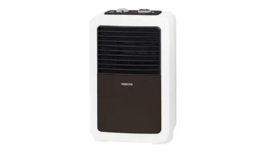 【速暖コンパクト革命】山善 セラミックヒーター DMF-SA067(T)｜デスク下も脱衣所も“自分専用ぬくもり空間”に