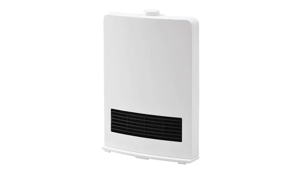 [山善] セラミックファンヒーター セラミックヒーター 1200W 小型 速暖 出力2段階切替 転倒オフスイッチ 足元 トイレ 脱衣所 ホワイト DF-J121(W)