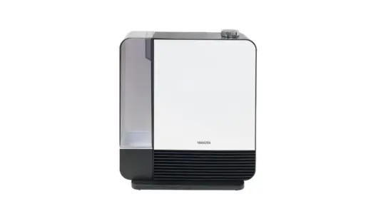 【乾燥知らずの速暖ヒーター】山善 セラミックヒーター DKF-M121(W)｜加湿もできる大風量モデルで冬の朝が変わる