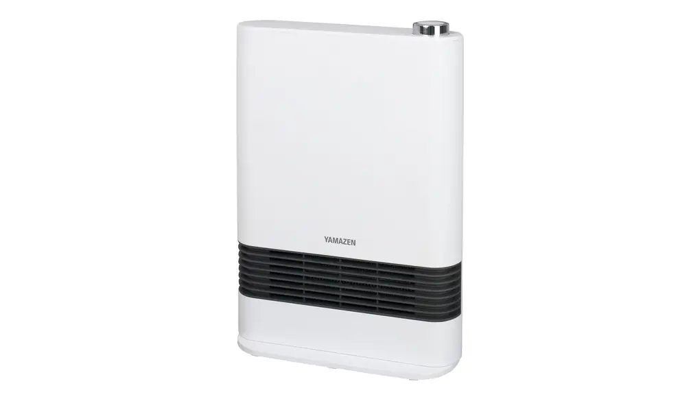 [山善] ヒーター セラミックヒーター セラミックファンヒーター 1200W 小型 速暖 出力2段階切替 転倒オフスイッチ 足元 トイレ 脱衣所 ホワイト HF-L122(W)