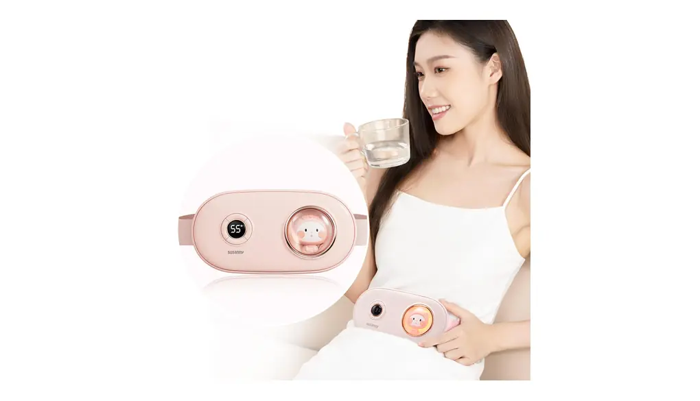 腰サポーター ホットベルト 温熱ベルト 暖房用品 子/宮ホットベルト 可愛い猫ちゃん USB充電式 コードレス 軽量 携帯便利 振動機能付き 敬老の日 ギフト 自宅家庭用 職場用 寒さ対策… (pink)