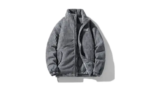 【Zentapo ダウンコート】冬を制する大人の一着｜上質コーデュロイ×立ち襟で“寒さ知らず”の快適アウター