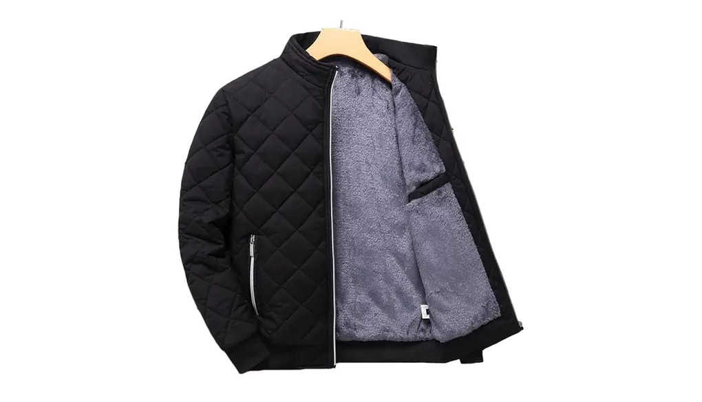 [ZHENGTU] キルティングジャケット ダウンジャケット メンズ ジャケット 裏起毛 防寒 ブルゾン 通勤 無地 アウター 保温ジャケット 大きいサイズ 秋冬