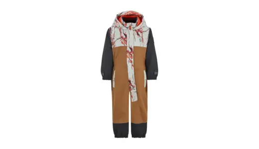 【冬の冒険をもっと自由に】Ziener Skiwear Minis Ski ジャンプスーツ ANUP ウッド｜軽くて暖かい“走れる防寒スーツ”