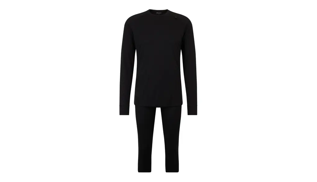 [Ziener] Skiwear Mens Baselayer Set JEPPE ブラック
