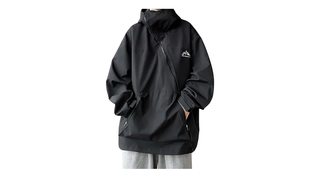 [ZYOOFOV] マウンテンパーカー メンズ 男女兼用 ポケット付き 登山用ジャケット 防風 アウター 防寒 ウインドブレーカー ストリート系 ブルゾン ジャンパー ジップアップ アノラック アウトドア 軽量 韓国風 オールシーズン