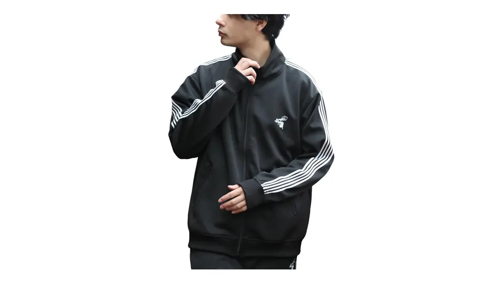 8(eight) (エイト) トラックジャケット メンズ リブ配色サイドライントラッカー