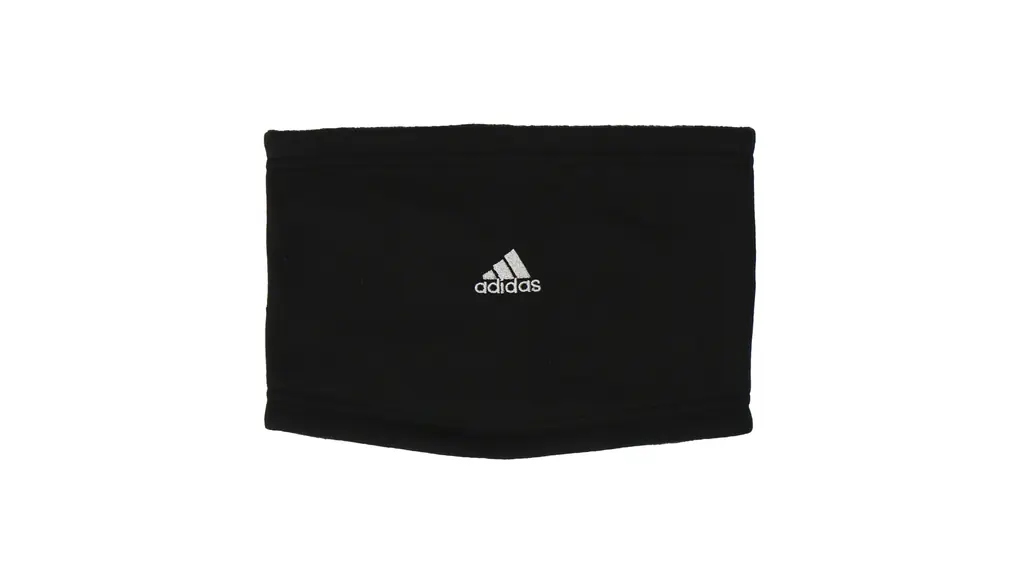 adidas ネックウォーマーキッズ表スウェット裏フリースロゴ刺繍 ネックウォーマー 無地・ロゴ刺繍 66002402 マフラー ユニセックス 無地・ロゴ刺繍ユニセックス子供