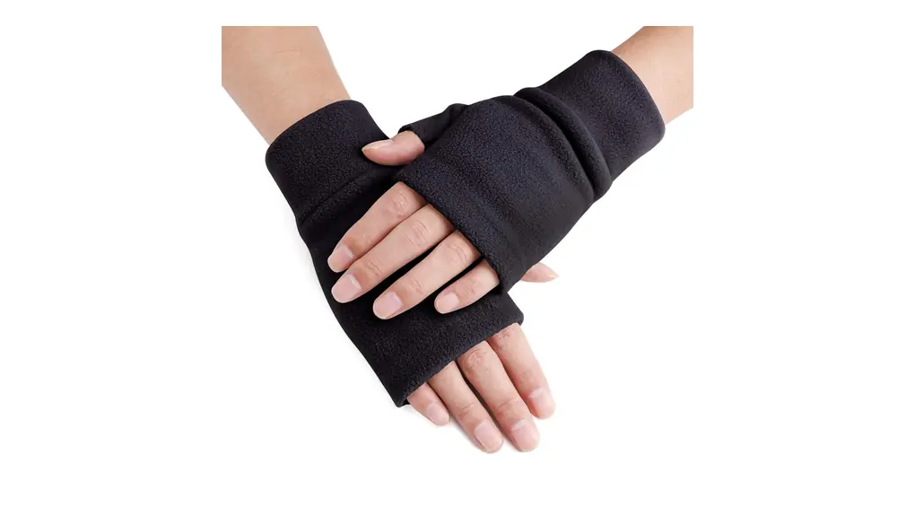 [Afindern] 指なし 手袋 室内作業 グローブ スマホ対応 無地 S/L ポーラーフリース素材 やわらか あったか 防寒対策 通勤 ランニング バイク 運動 カップル お揃い 男女兼用 秋冬 2色