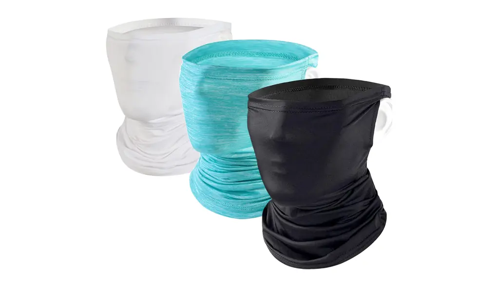 [Andeor] フェイスカバー 冷感 夏用 専門機関認証済みUPF50+・接触冷感-5℃・息苦しくない ネックカバー ネックガード ネックウォーマー uvカット 耳掛け