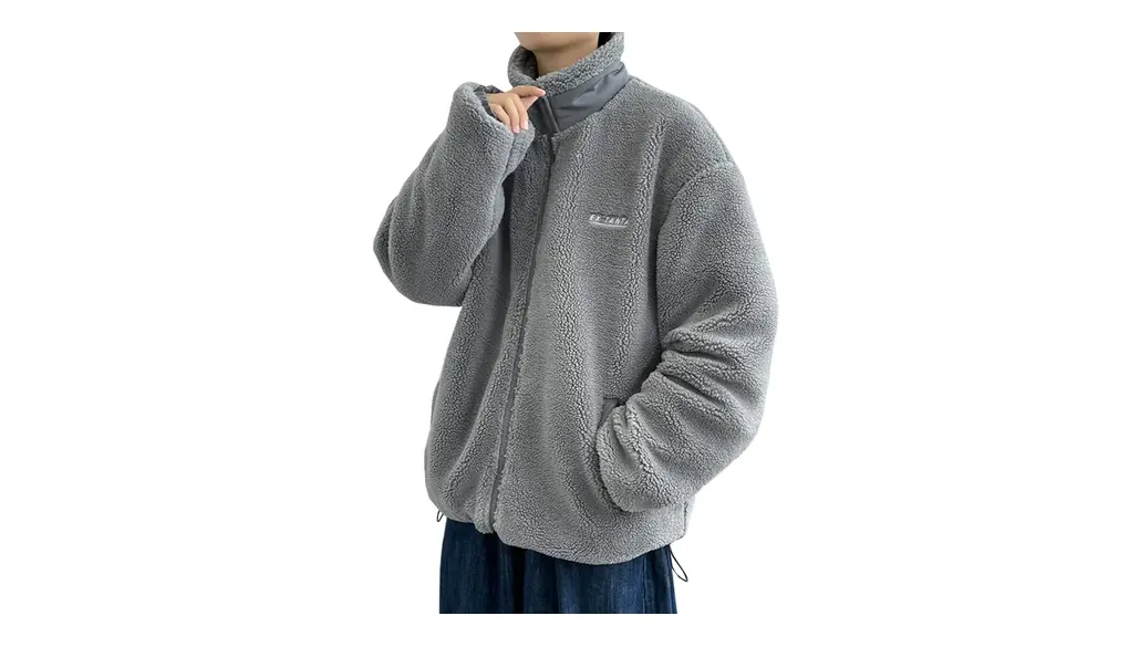 [ANGELCITY] ボアジャケット メンズ フリースジャケット ジャンパー ジャケット ふわふわ ボアコート ゆったり アウター もこもこ ボアブルゾン 防寒 厚手 パーカー 冬服 大きいサイズ L157