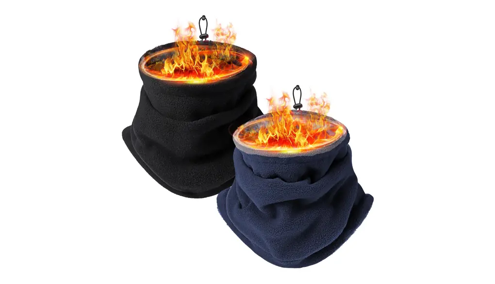 [APALUX] ネックウォーマー メンズ レディース【2個セット・調節コードつき・裏起毛 360°極めた暖かさ】バイク ネックウォーマー 冬 防寒 スポーツ 自転車 厚手 ネックガード フェイスカバー 柔らかい 軽量 多機能 アウトドア 通勤 通学 スキー