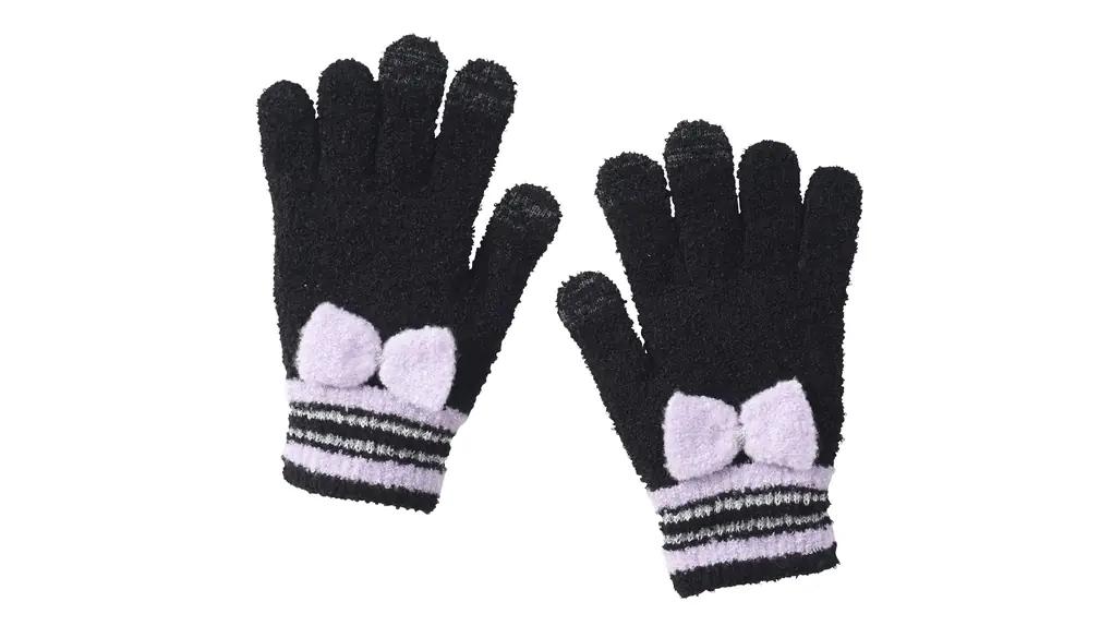[アリサナ] 手袋 キッズ ニット グローブ 女の子 ジュニア 日本製 タッチパネル対応